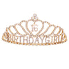 Stunning Crystal Rhinestone Special Birthday Tiara Headband Crown