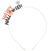 Happy Halloween Ghost and Pumpkin Charm Headband