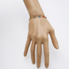 Colorful Glass Bead Protective Talisman Evil Eye Link Chain Bracelet, 7"+2" Extender