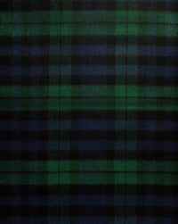 Soft Acrylic Winter Scarf, 66 x 12 Inches with 3 Inch Fringe, Cozy Cold Weather Accessory (Black Watch Taran Plaid, Navy, Green, Black)