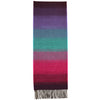 Soft Acrylic Winter Scarf, 66 x 12 Inches with 3 Inch Fringe, Cozy Cold Weather Accessory (Chevron, Navy, Purple, Mauve)