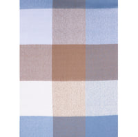 Soft Acrylic Winter Scarf, 66 x 12 Inches with 3 Inch Fringe, Cozy Cold Weather Accessory (Check, Sky Blue, Taupe, Grey)