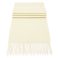 Soft Acrylic Winter Scarf, 66 x 12 Inches with 3 Inch Fringe, Cozy Cold Weather Accessory