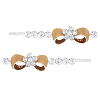 Colored Enamel Bow Bobby Pins Hair Clip Barrette Accessories