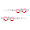 Colored Enamel Bow Bobby Pins Hair Clip Barrette Accessories