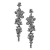 Women's Stunning Crystal Rhinestone Bubble Dangle Statement Earrings, 3.25"