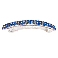 Classic Style Double Row Crystal Hair Clip