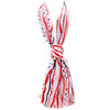Red White And Blue 4th Of July American Flag Stars Stripes Fashion Scarf, 60"