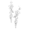 Women's Stunning Crystal Rhinestone Bubble Dangle Statement Earrings, 3.25"