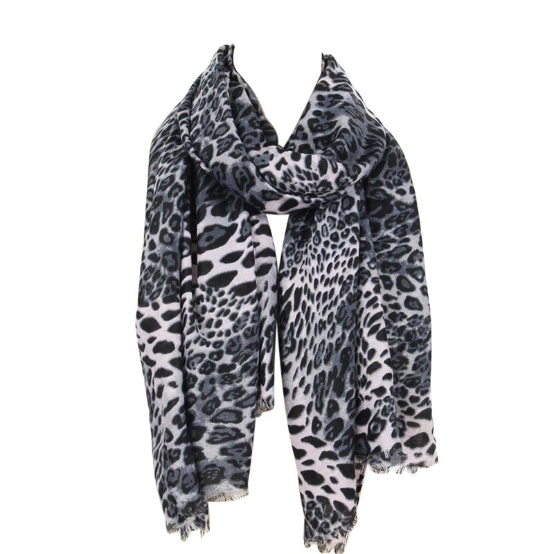 Women's Get Wild Leopard Print Fashion Scarf Wrap Shawl, 72"
