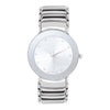 Rosemarie Collections Men's Stylish Round Face Unisex Watch (Silver Tone)