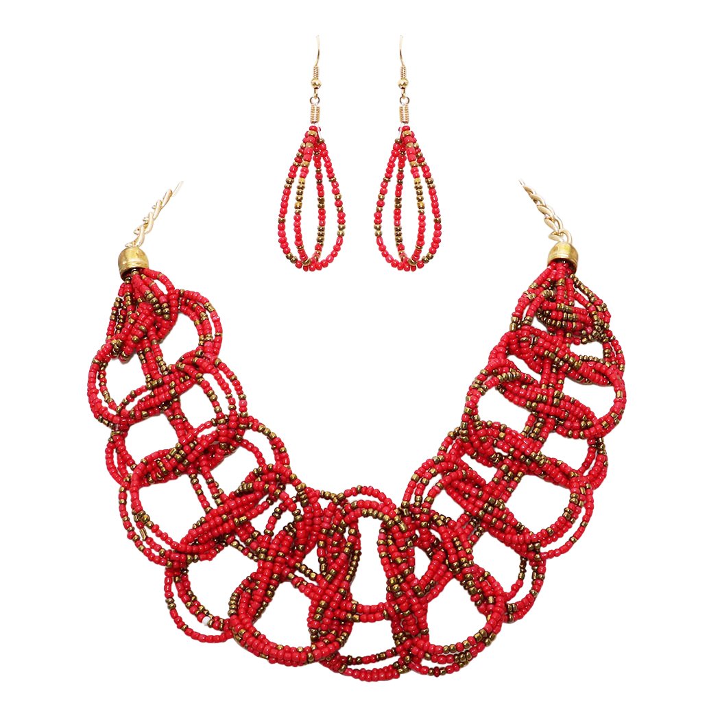 Beaded Necklace Set – handsondastkar.com