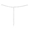 Crystal Rhinestone Teardrop Bridal Necklace and Earrings Set (AB Crystal)