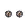 12 Gauge Shotgun Shell Spent Bullet Hypoallergenic Post Back Stud Earrings (12mm, Silver Tone)