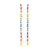 Sparkling Rainbow Crystal Rhinestone Strand Shoulder Duster Hypoallergenic Statement Earrings, 3.36" (Single Strand)
