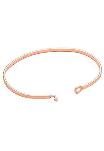 Thin Hook Bangle Bracelet "Twinkle Twinkle Little Star" (Rose Gold Color)