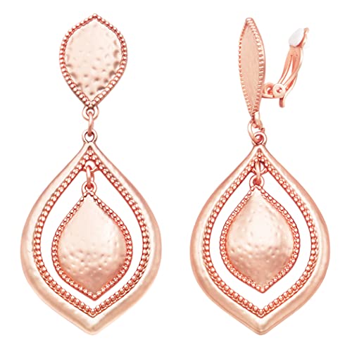 Rose Gold Earrings Rosemarie Collections Rose Gold Earrings Rosemarie Collections
