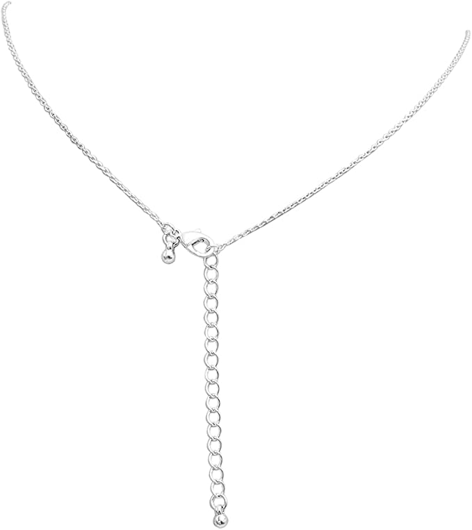 Dainty Sterling Silver Cable Chain With Zodiac Constellation Celestial Stars Astrology Pendant Necklace Gift Set, 16"+2" Extender (Libra Sept.24-Oct.22)