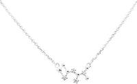 Dainty Sterling Silver Cable Chain With Zodiac Constellation Celestial Stars Astrology Pendant Necklace Gift Set, 16"+2" Extender (Sagittarius Nov.23-Dec.21)