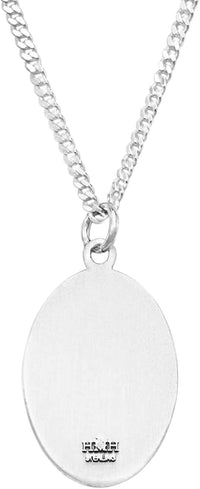 Sterling Silver Medal Pendant And Curb Chain Necklace, 24" (Saint Jude)