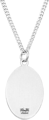 Sterling Silver Medal Pendant And Curb Chain Necklace, 24" (Saint Jude)