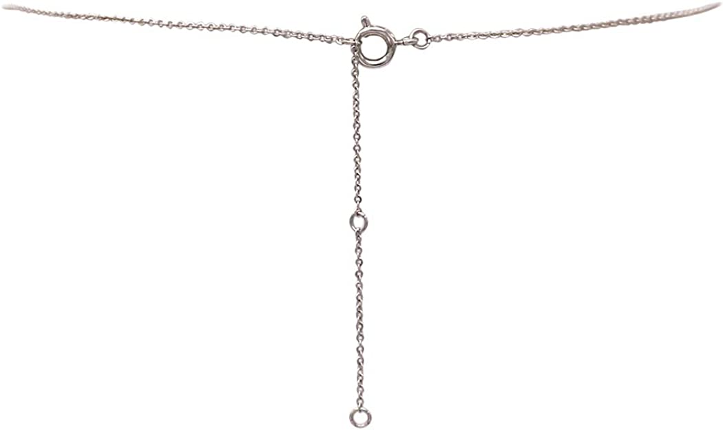Inspirational Breast Cancer Awareness Pink Crystal Ribbon and Silver Cross Charm Necklace, 18"-20" with 3" Extender