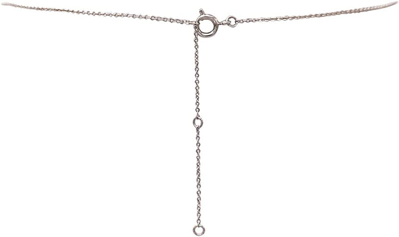 Inspirational Breast Cancer Awareness Pink Crystal Ribbon and Silver Cross Charm Necklace, 18"-20" with 3" Extender