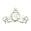 Crystal Princess Crown Brooch Pin