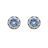 Stunning And Colorful Hypoallergenic Post Back Stud Birthstone Earrings Made With Swarovski Crystals Birthday Gift Set, 8mm(December)