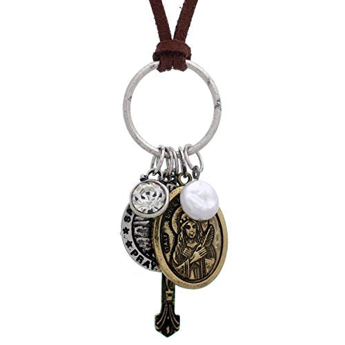 Saint Philomena Holy Medal Pendant Necklace