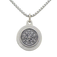 St Florian Pendant Necklace "Patron Saint of Firefighters"
