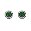 Stunning And Colorful Hypoallergenic Post Back Stud Birthstone Earrings Made With Swarovski Crystals Birthday Gift Set, 8mm (May)
