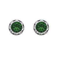 Birthstone Birth Month Swarovski Crystal Stud Earrings (May)