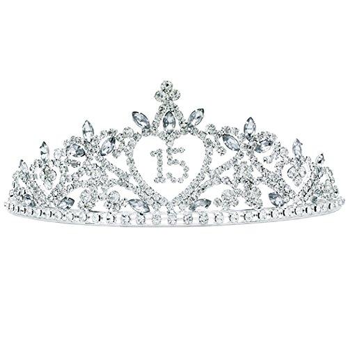 Rhinestone Birthday Tiara Crown (Quinceanera)