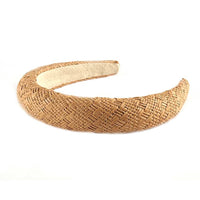 Chic And Stylish Natural Raffia Fashion Hair Headband (Tan)