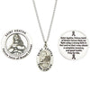 Rosemarie Collections Saint Pendant Necklace and 2 Religious Pocket Tokens (St Agatha)