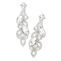 Women's Sparkling Marquise Crystal Dangle Earrings