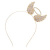 Crystal Rhinestone Christmas Angel Wings And Halo Comfort Costume Headband