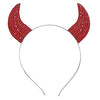 Halloween Costume Red Devil Horns Headband (Plain Solid Horn)