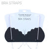 Stunning Silver Tone Detachable Crystal Rhinestone Bra Dress Straps (Single Row)