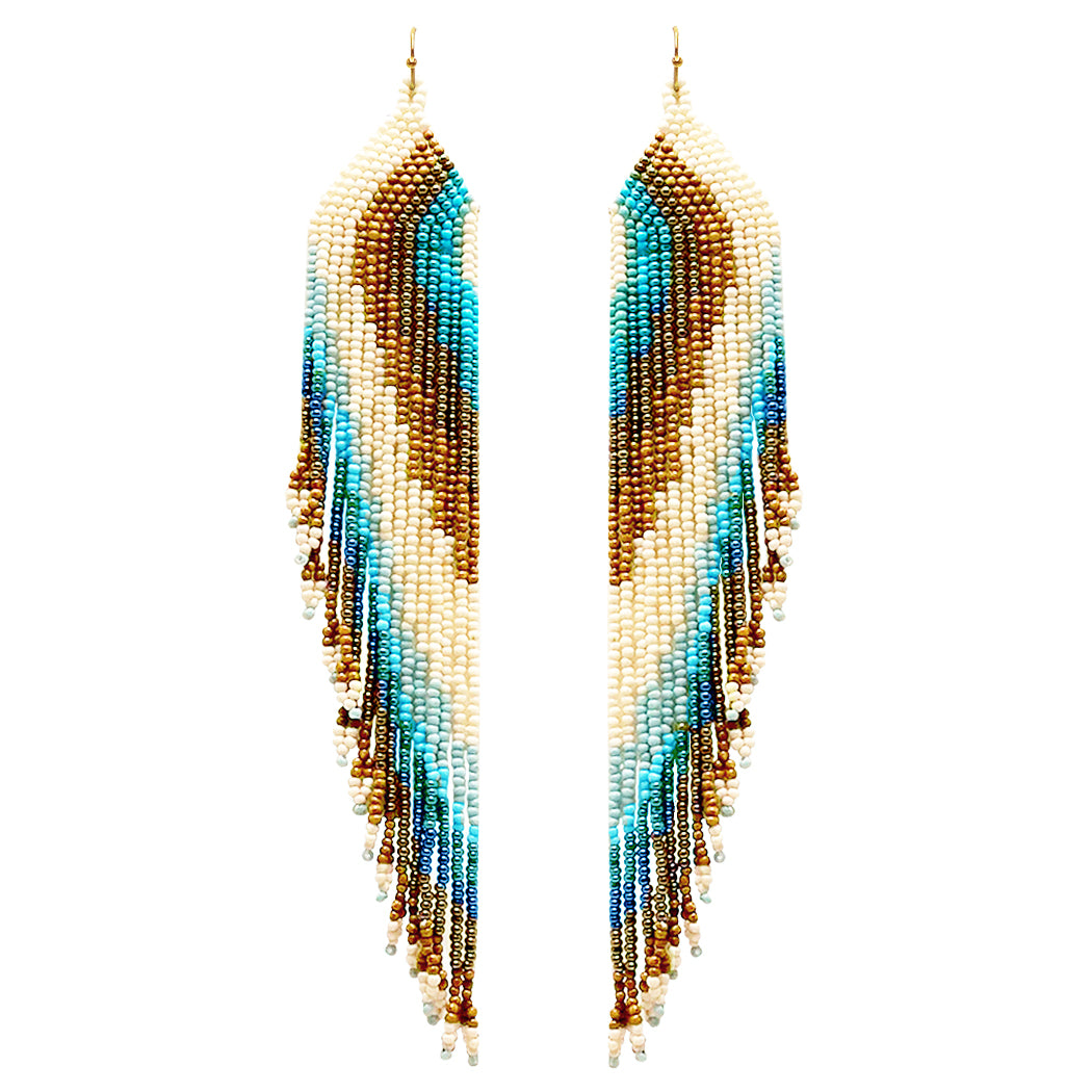 Buy The Red Tassel Earrings with Gold and Crystal Flower Charm | JaeBee