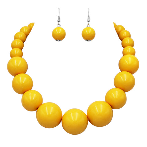 New Trending Fashion Print Yellow Wood Hoop Dangle Post Earrings 2 Inches