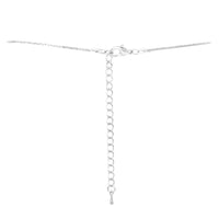 Stunning Floral Statement Dangling Necklace and Earring Set (Silver)