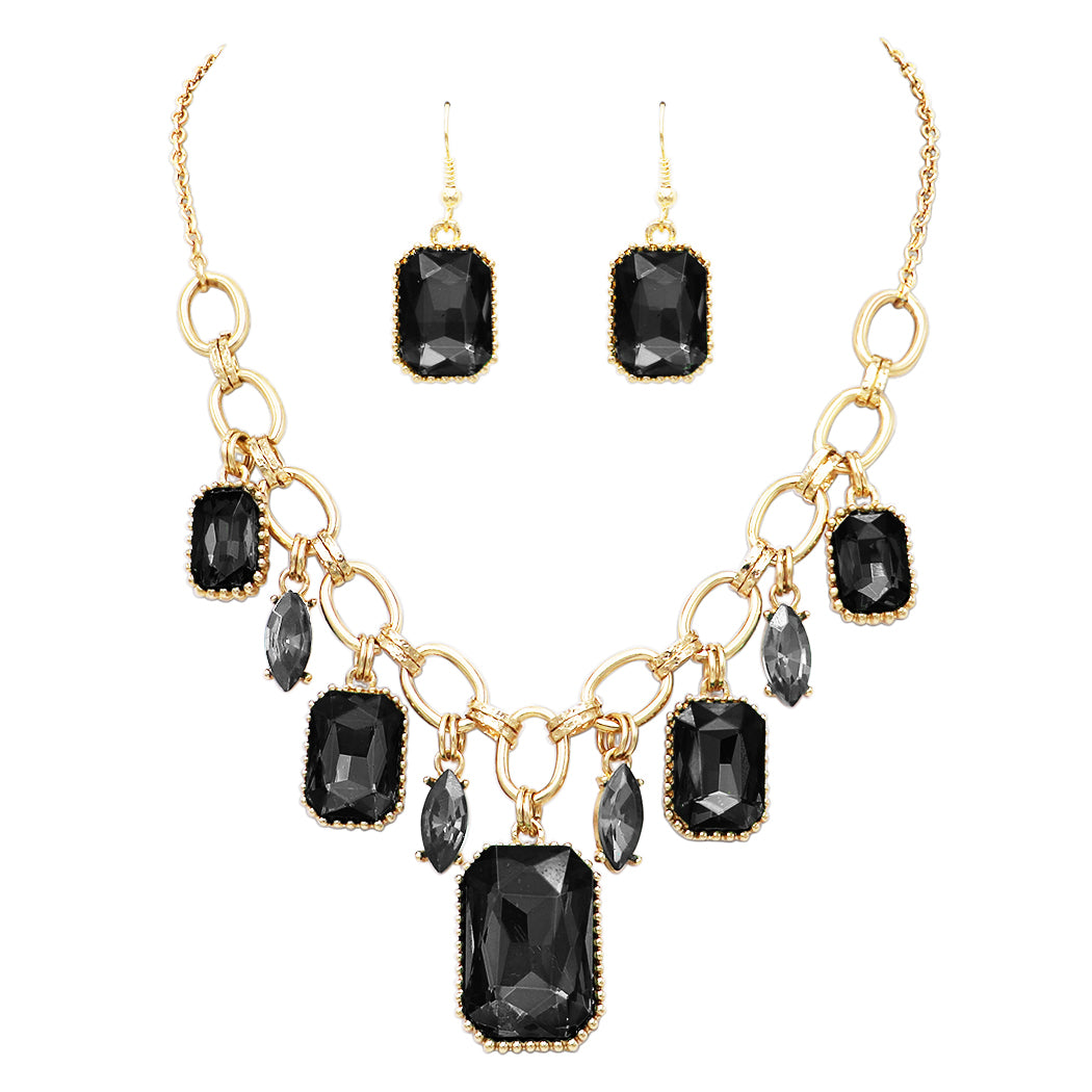 Buy FOREVER 21 Black & White Floral Stone Studded Statement Necklace -  Necklace And Chains for Women 1203427 | Myntra