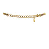 Statement Gold Lion Door Knocker Hoop Choker Necklace Earring Jewelry Set, 14"-17" with 3" Extender