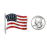 United States of America Enamel Flag Lapel Pin Brooch USA 1.5
