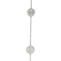 Four Blessings Good Luck Necklace (Silver)
