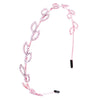 Stunning Petite Leaf Detail Crystal Rhinestone Fashion Bridal Headband (Rose Gold Tone)