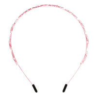 Stunning Petite Leaf Detail Crystal Rhinestone Fashion Bridal Headband (Rose Gold Tone)