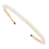 Chic Simulated Pearl Headband (Triple Row Pearl)